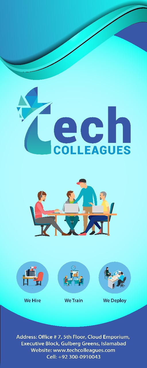 Tech Colleagues Standee